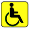 Barrierefrei für Mobilitätseingeschränkte_gelb Barrierefrei für Mobilitätseingeschränkte_gelb