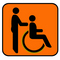 Bedingt barrierefrei für Mobilitätseingeschränkte_orange Bedingt barrierefrei für Mobilitätseingeschränkte_orange